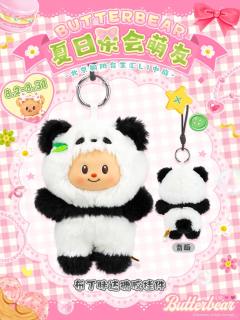 泡芙小象搪胶挂件-资料图