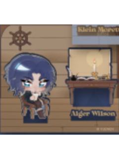 阿尔杰·威尔逊(可折叠立牌)-灰雾之上系列限定无料