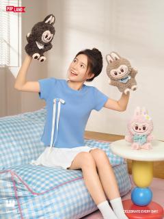 LABUBU手偶公仔-棕色-资料图