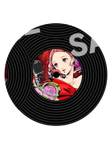 奥村春-P5R音乐会黑胶风杯垫