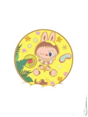 LABUBU埋沙子纪念章
