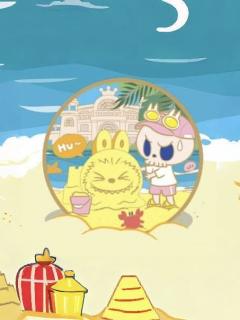泡泡玛特城市乐园夏日纪念章-资料图