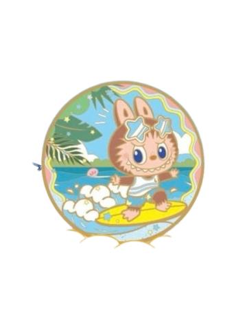 LABUBU冲浪纪念章