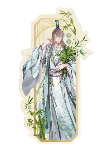 袁基-肯德基联动花笺游烫金书签