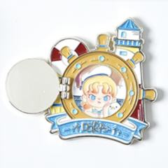 蓝色冒险家开合式徽章-资料图