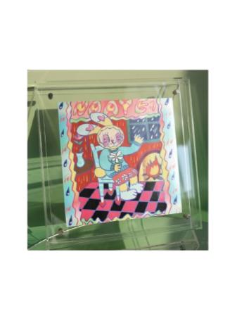 隐藏款-《下雨的时候也不孤单》版画