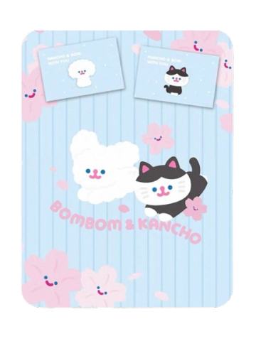 RiCO樱花小狗小猫凉席枕套