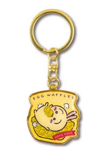 乌萨奇-香港限定鸡蛋仔金属挂件