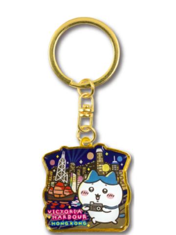 小八-香港限定维多利亚港金属挂件