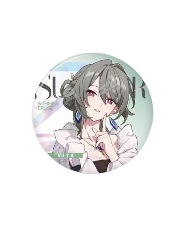 薇塔-悠游夏日系列第五弹马口铁徽章