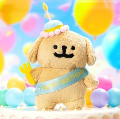 生日挂件金色小狗-资料图