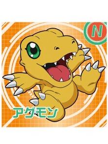 N-亚古兽-万代食玩数码宝贝贴纸 第1弹