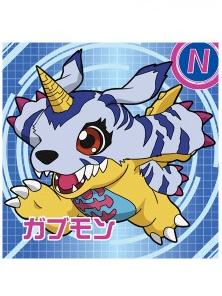 N-加布兽-万代食玩数码宝贝贴纸 第1弹