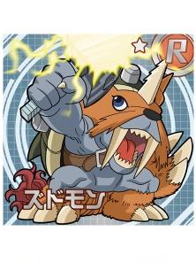 R-祖顿兽-万代食玩数码宝贝贴纸 第1弹