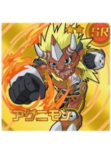 SR-火神兽-万代食玩数码宝贝贴纸 第1弹