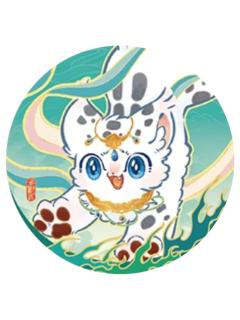 核桃-华彩流光系列马口铁徽章