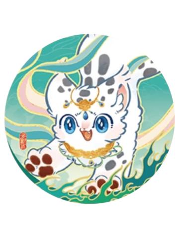 核桃-华彩流光系列马口铁徽章