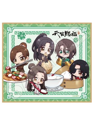 多人-美食Q版色纸