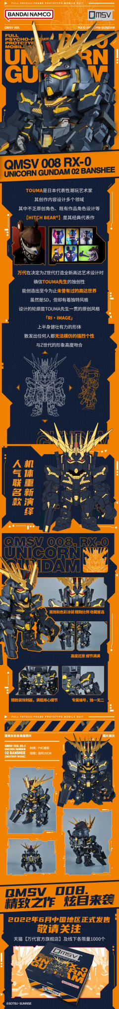 QMSV 008 RX-0 UNICORN GUNDAM 02 BANSHEE 报丧女妖 毁灭模式-资料图