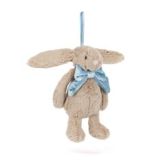 Bashful Beige Bunny Decoration-资料图