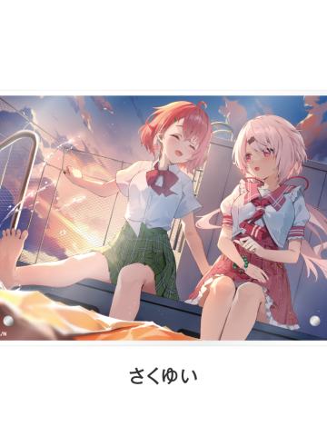 咲唯-炎夏彩虹亚克力板画