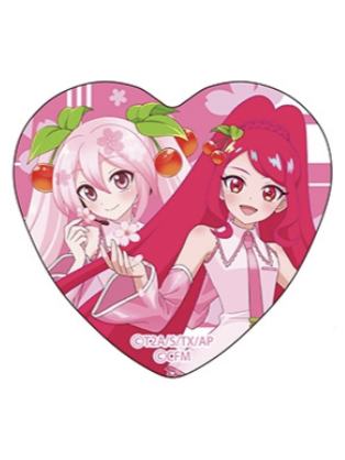 一条寺樱与樱初音-初音未来联动交易心形吧唧