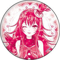莲城寺红月-美妙全友甜点蛋糕搭配(MANGEKYO)ver.徽章