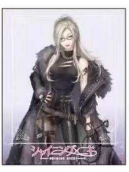 左一-eeo联动 A3一周年纪念 亚克力卡片