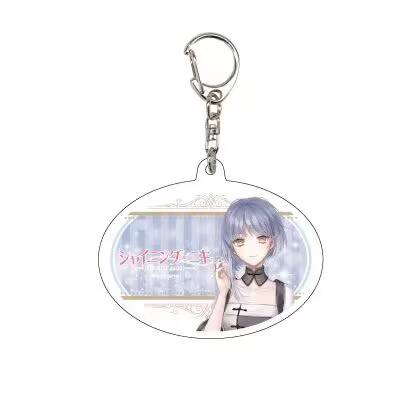 夜宵-eeo联动 A3一周年纪念 亚克力钥匙扣