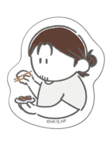 东峰旭-PLAZA傻傻干饭贴纸vol.2