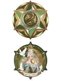 西施-织梦人-诡秘之主联动磁吸金属徽章