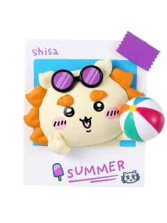 狮萨-夏日季3D磁吸摆件