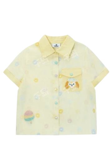 可琦安短袖衬衫-上迪自然的色彩系列