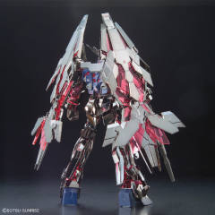 HGUC RX-0 独角兽高达3号机 菲尼克斯(毁灭模式) 金银电镀套装-资料图