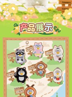 生活图鉴滴胶脸毛绒盲盒-资料图