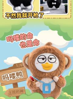 生活图鉴滴胶脸毛绒盲盒-资料图