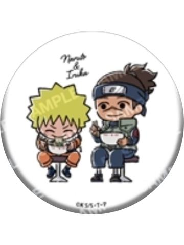 漩涡鸣人&海野伊鲁卡(普通款)-悠闲系列吧唧