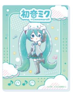 初音未来9-大耳狗联动亚克力卡