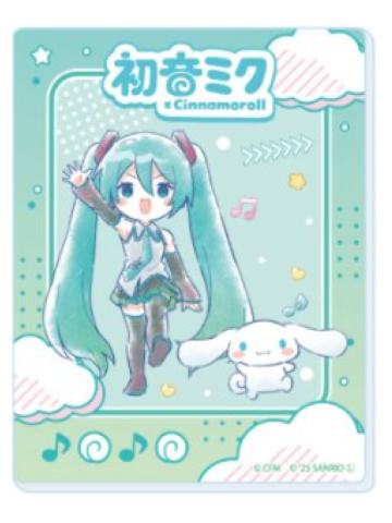 初音未来8-大耳狗联动亚克力卡