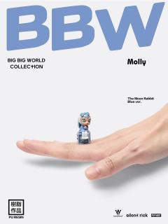 BBW 蓝月兔-微缩收藏玩具