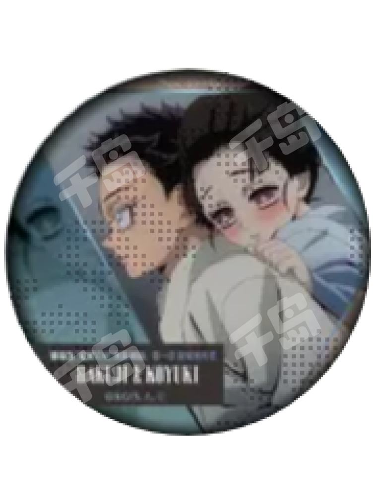 狛治と恋雪　6点セット 狛治 恋雪 猗窩座 慶蔵 缶バッジ6点セット 鬼滅の刃 無限城編