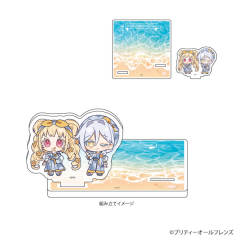 辉爱丽丝&索鲁鲁-美妙全友夏威夷ver.亚克力杯垫