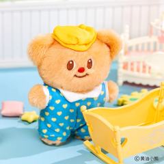 蓝色连体裤挂件-资料图
