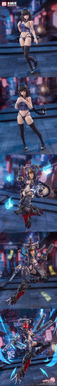 梅德塔残响 玖莲 1/12拼装可动机娘-资料图
