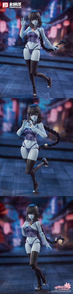 梅德塔残响 玖莲 1/12拼装可动机娘-资料图