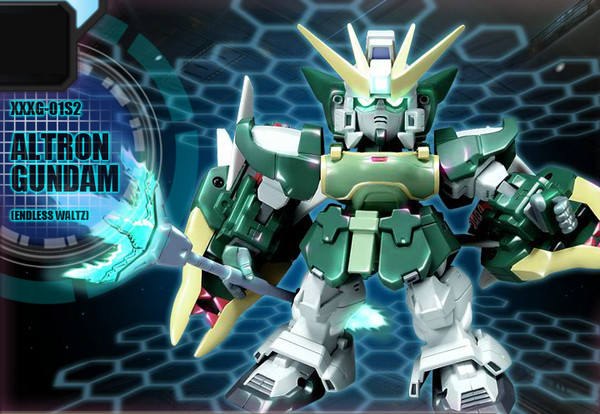 SD Gundam Action Figure XXXG-01S2 二头龙高达