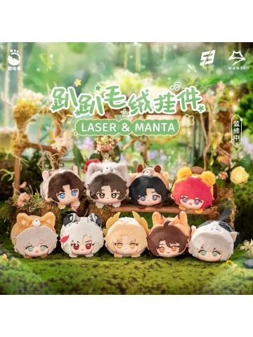 猫噜噜趴趴毛绒挂件
