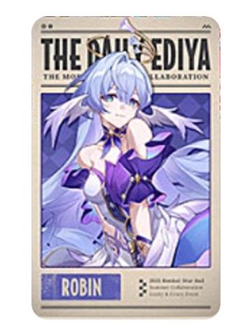 知更鸟-ediya韩咖联名特典小卡
