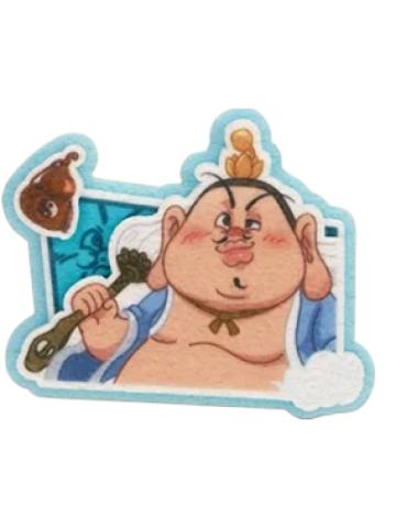 太乙真人-漫画系列不织布徽章