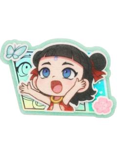 灵珠版哪吒(小隐藏)-漫画系列不织布徽章